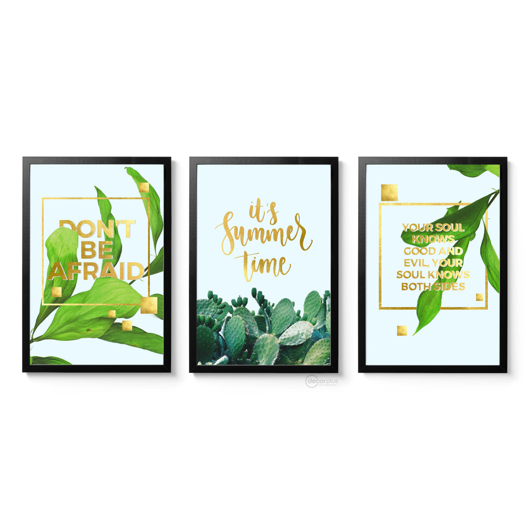 Tropical Leaves Wall Frame