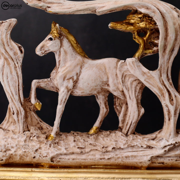 Magnificent Galloping Horse Table Accent