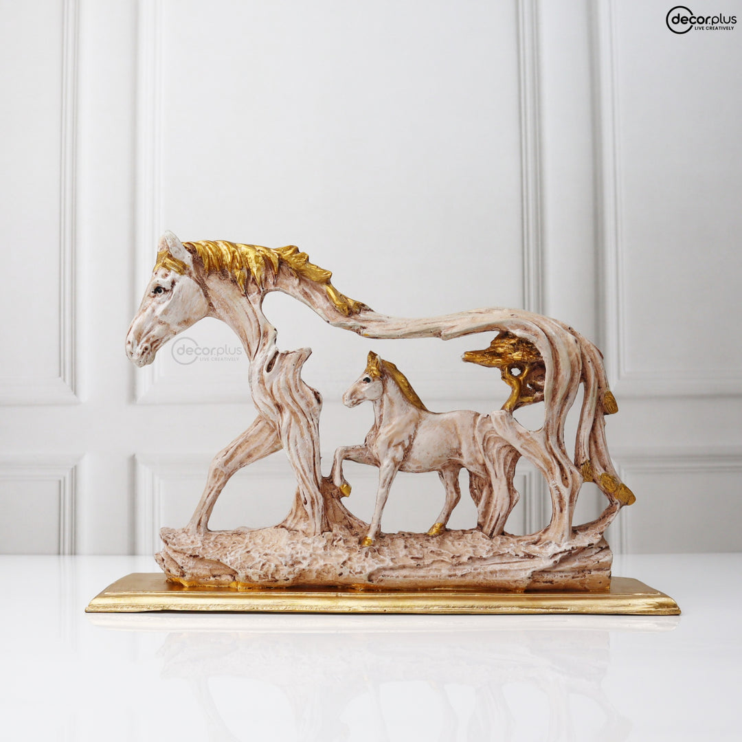 Magnificent Galloping Horse Table Accent