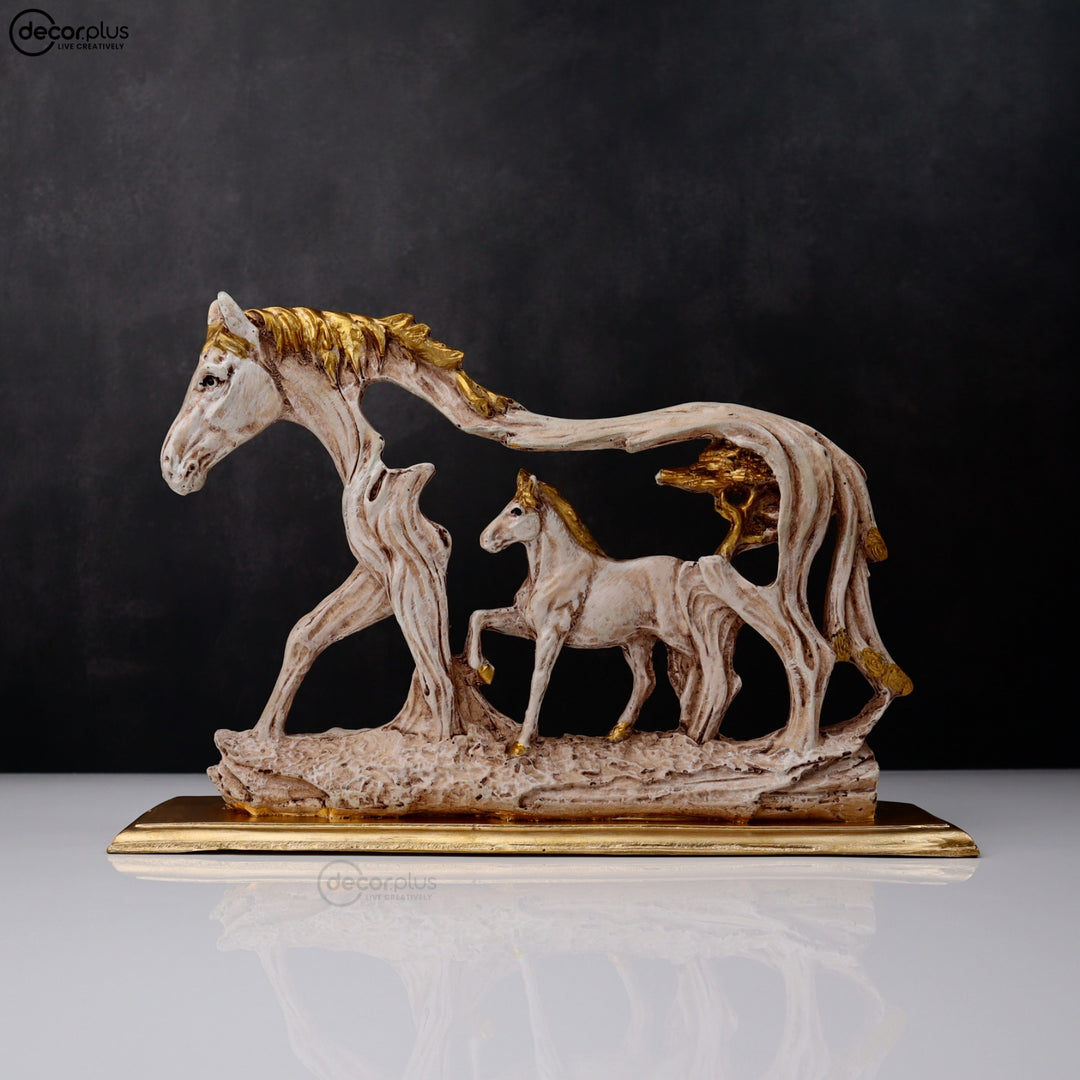 Magnificent Galloping Horse Table Accent