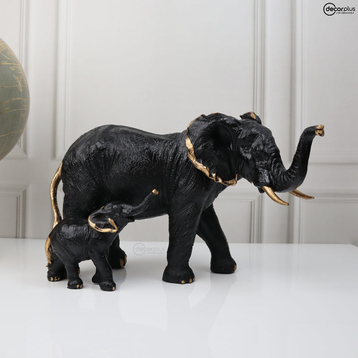 Elephant Showpiece with Calf
