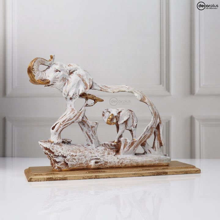 Magnificent Galloping Elephant Table Accent