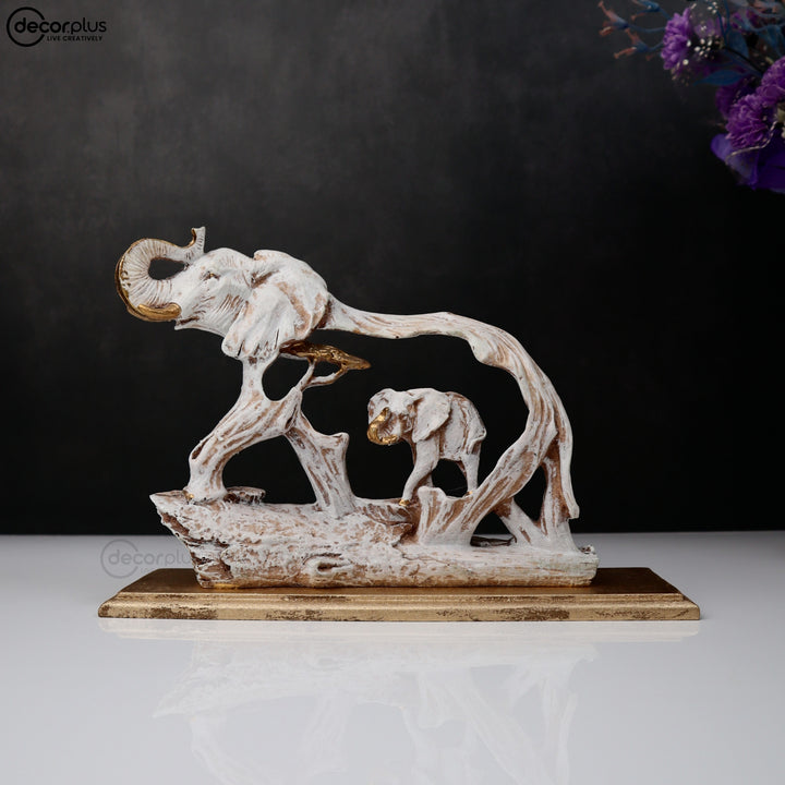 Magnificent Galloping Elephant Table Accent