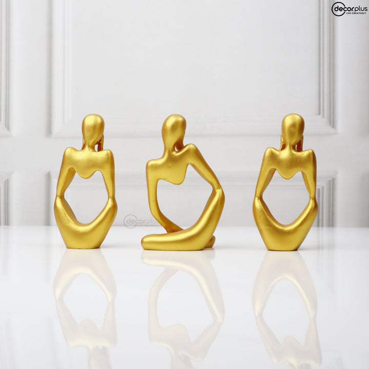 Gorgeous Lady Thinker Table Accent (Set of 3)