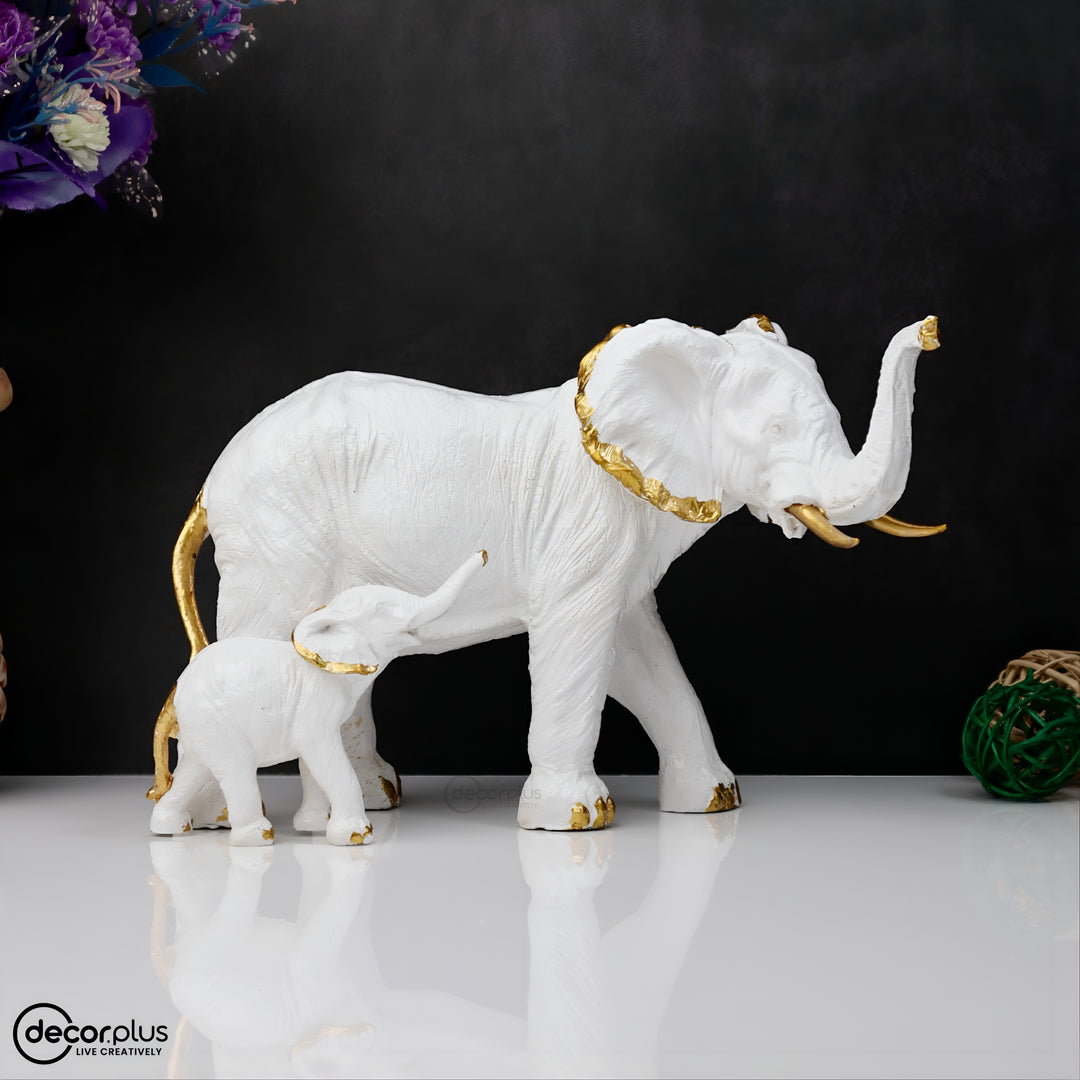 Elephant Showpiece with Calf