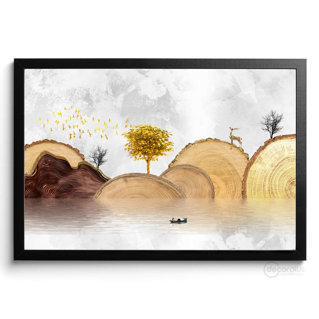 Abstract Design Nature Wall Frame