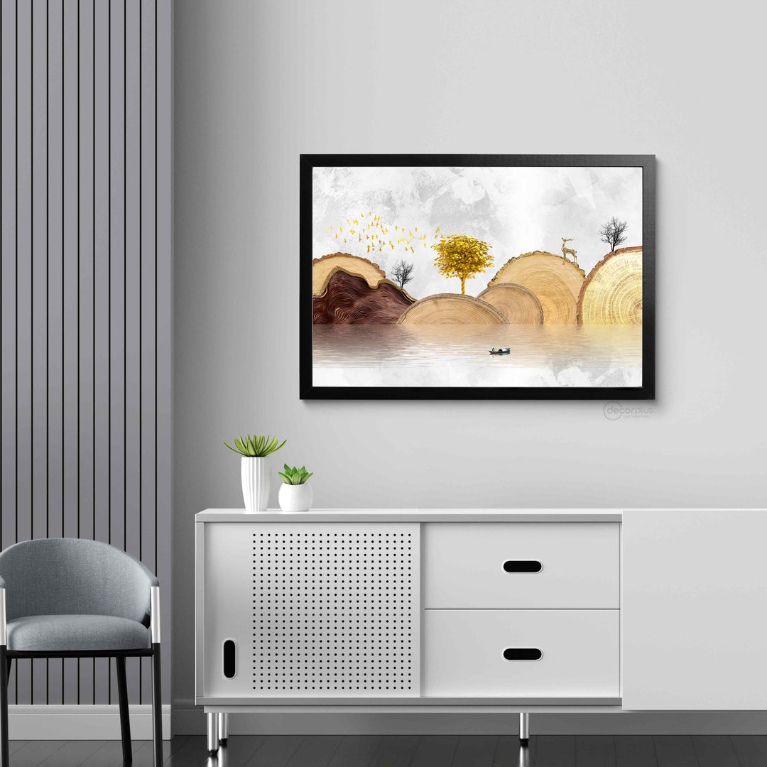 Abstract Design Nature Wall Frame