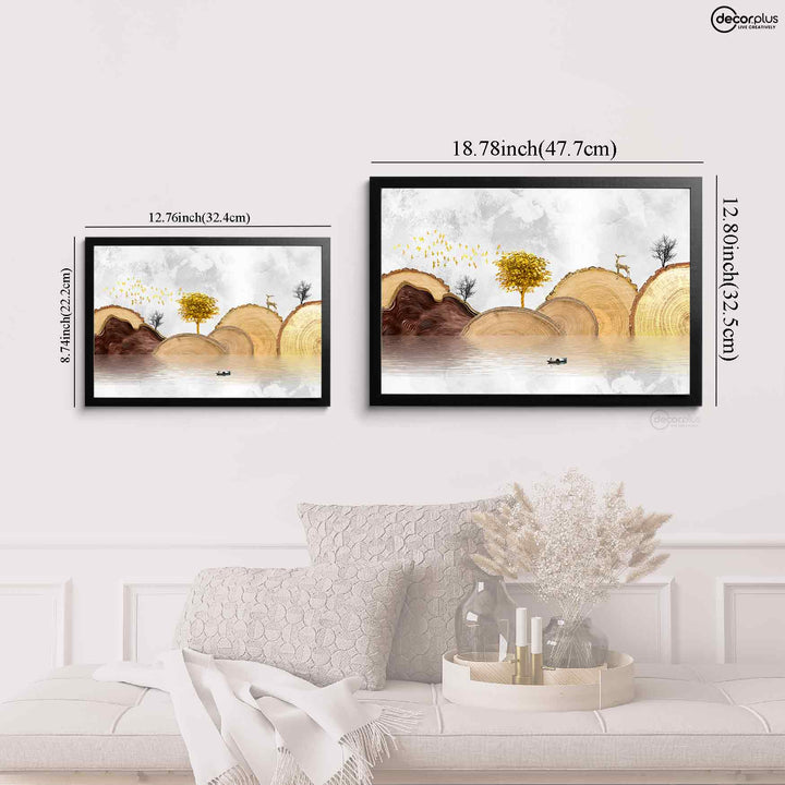 Abstract Design Nature Wall Frame