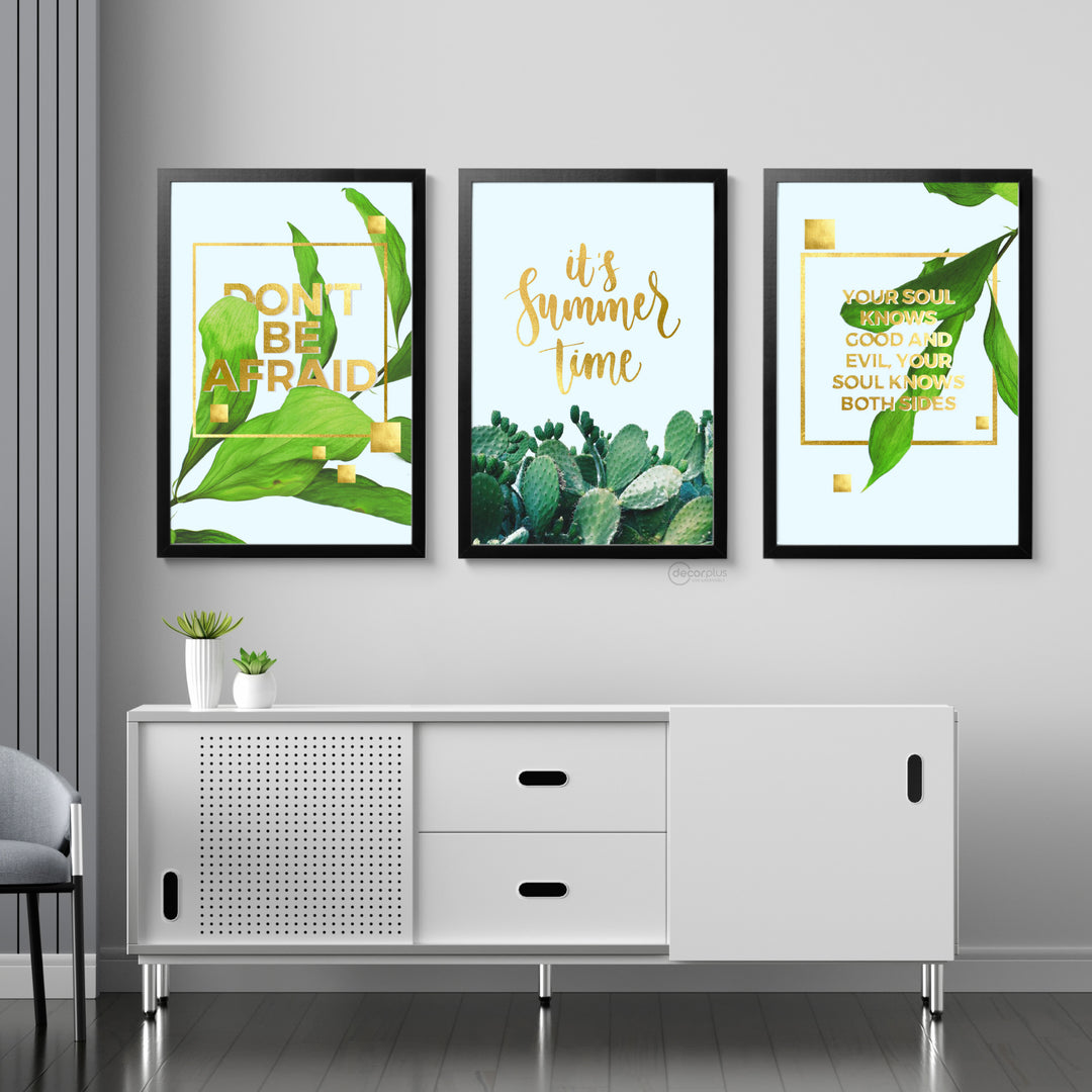 Tropical Leaves Wall Frame