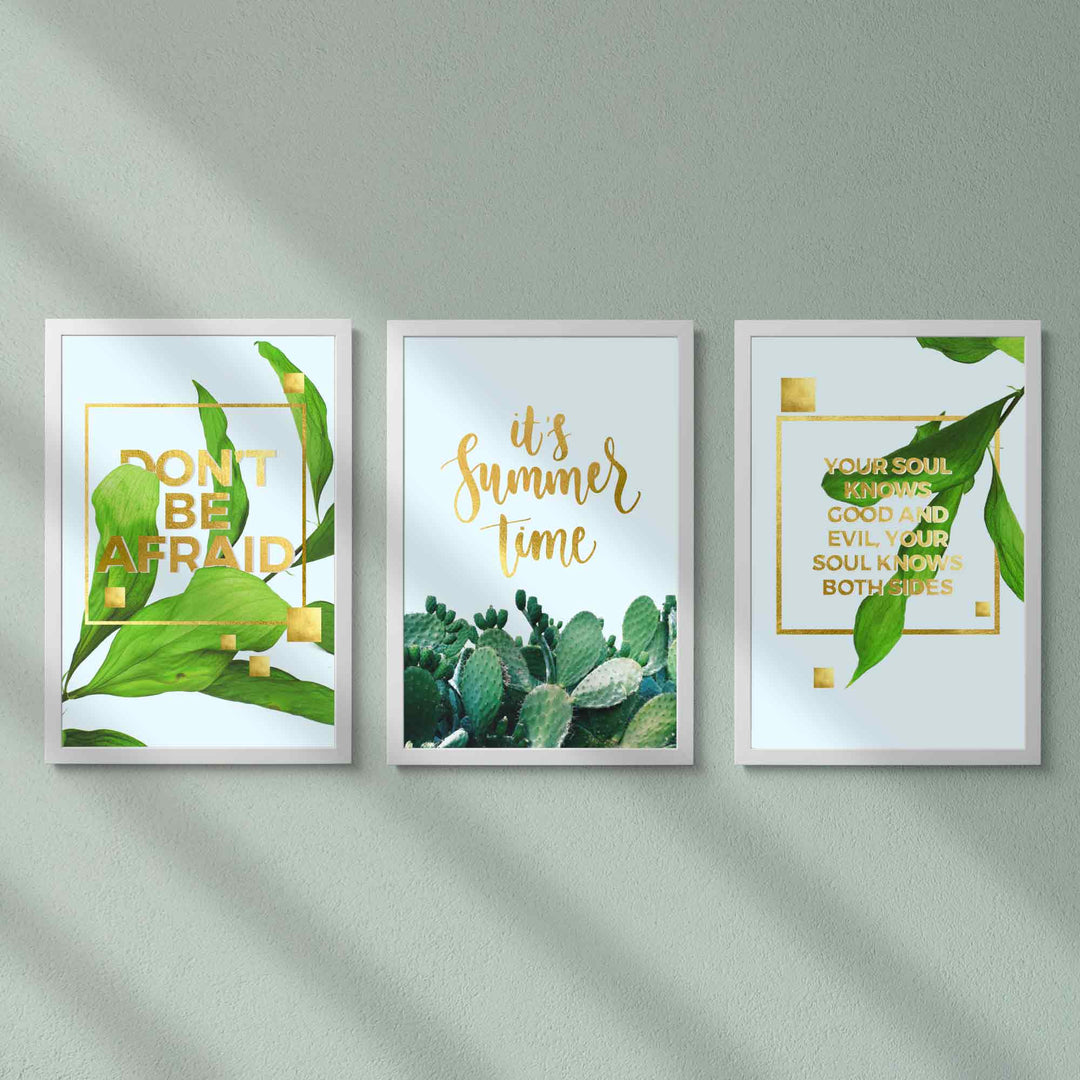 Tropical Leaves Wall Frame