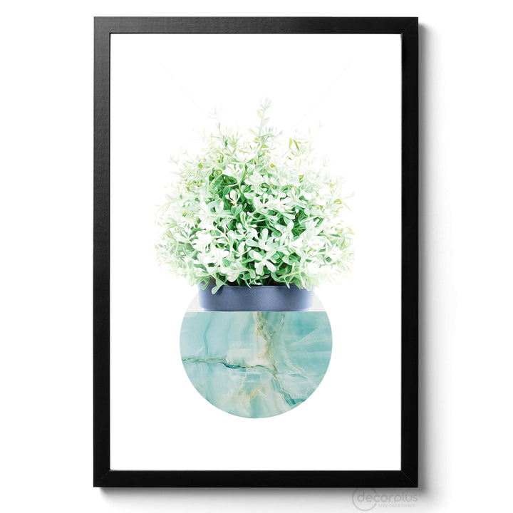 Plants Pot Wall Frame Set of 3