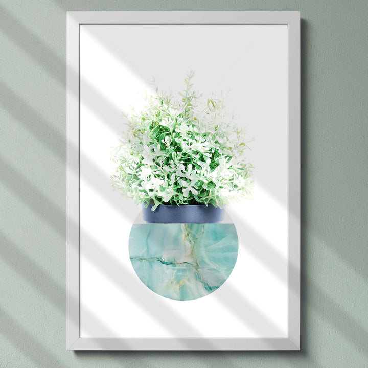 Plants Pot Wall Frame Set of 3