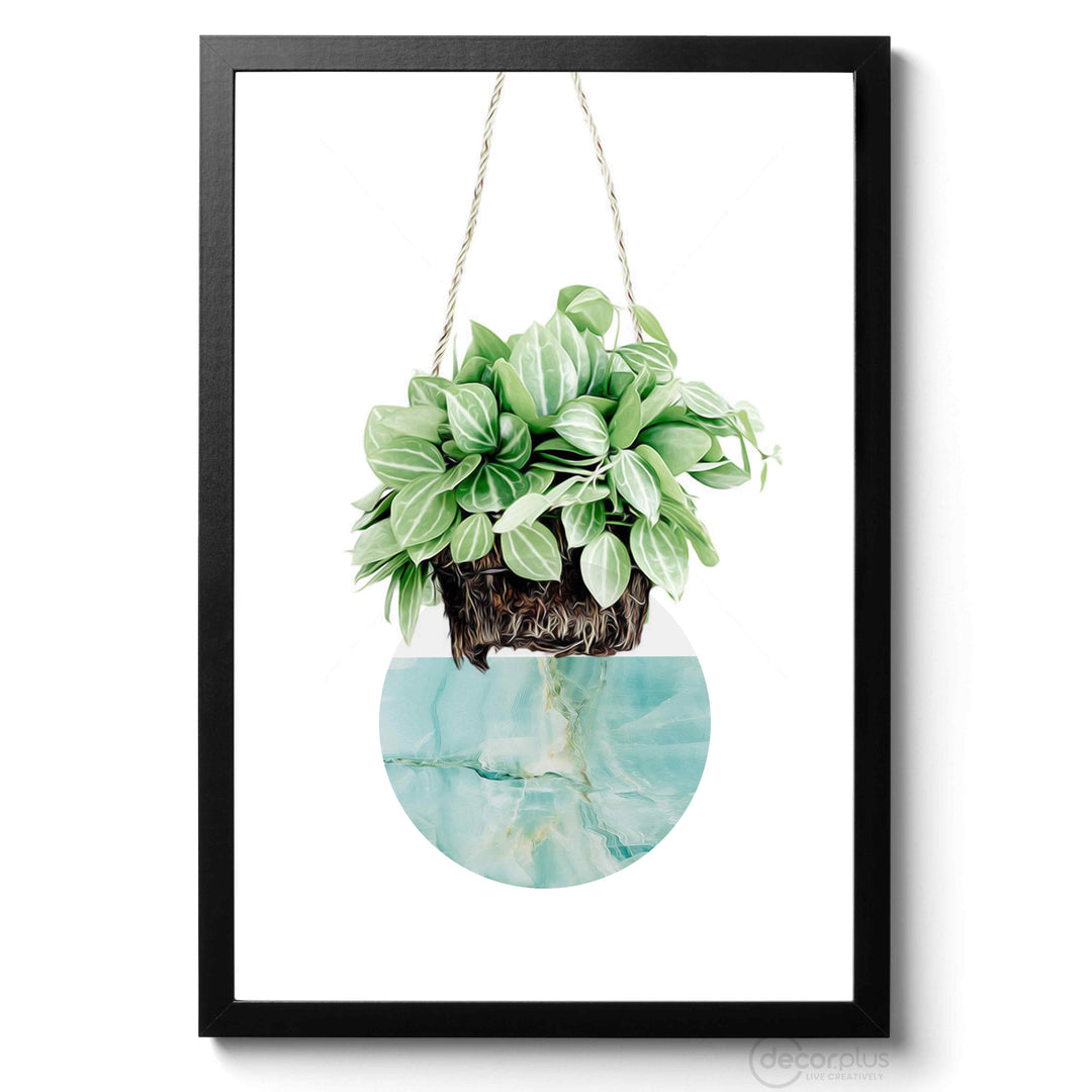 Plants Pot Wall Frame Set of 3