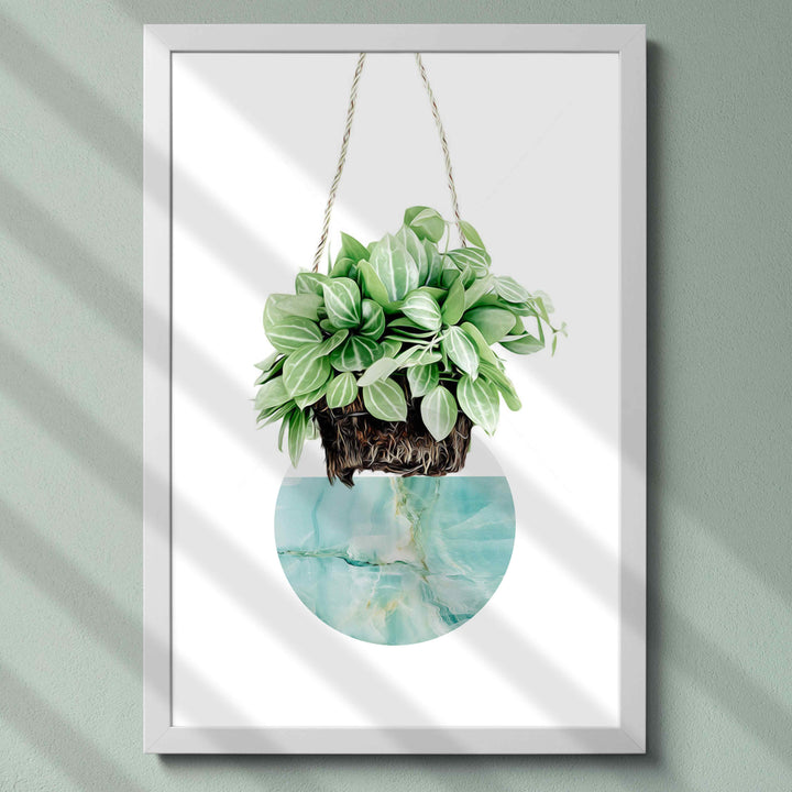 Plants Pot Wall Frame Set of 3