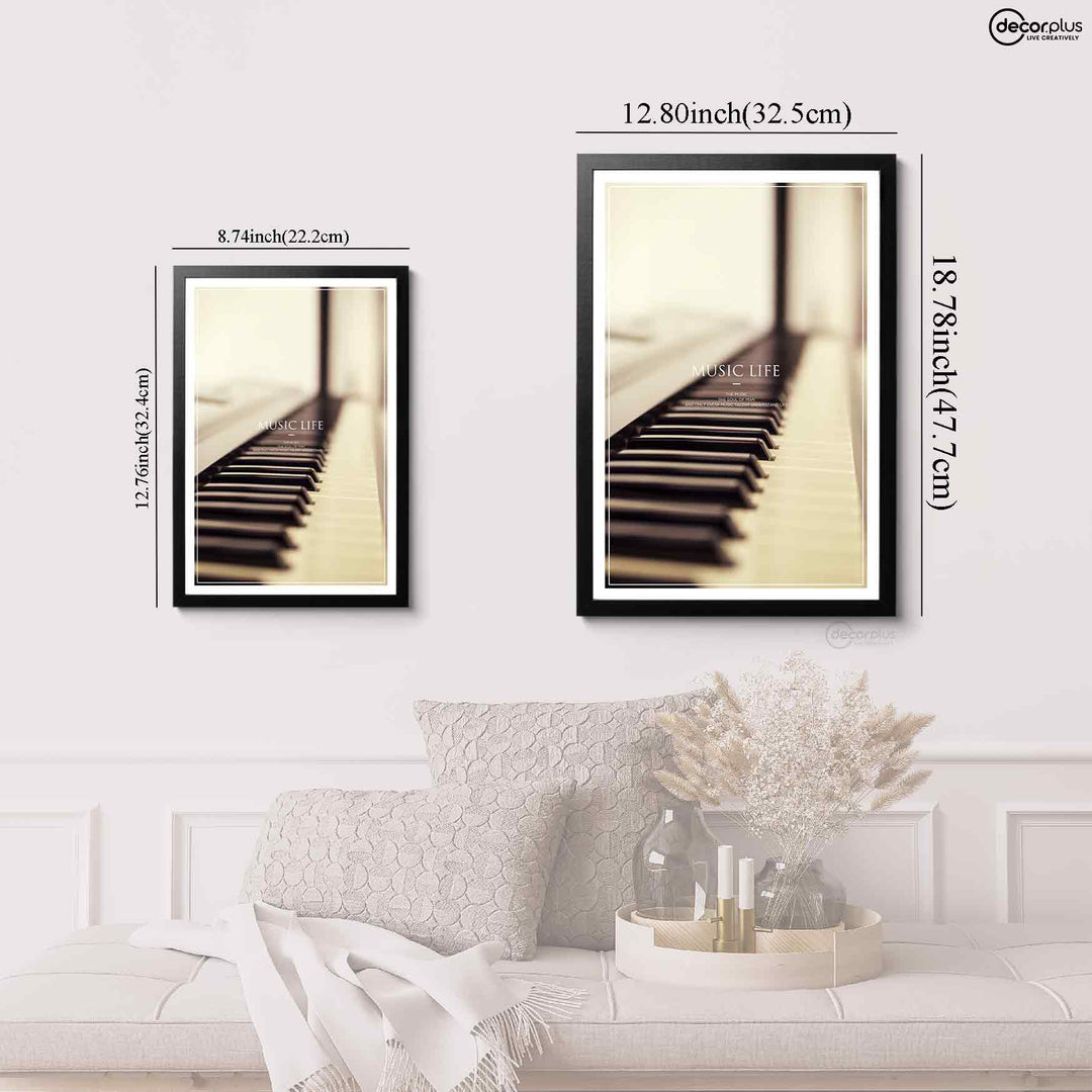 Piano Wall Frame