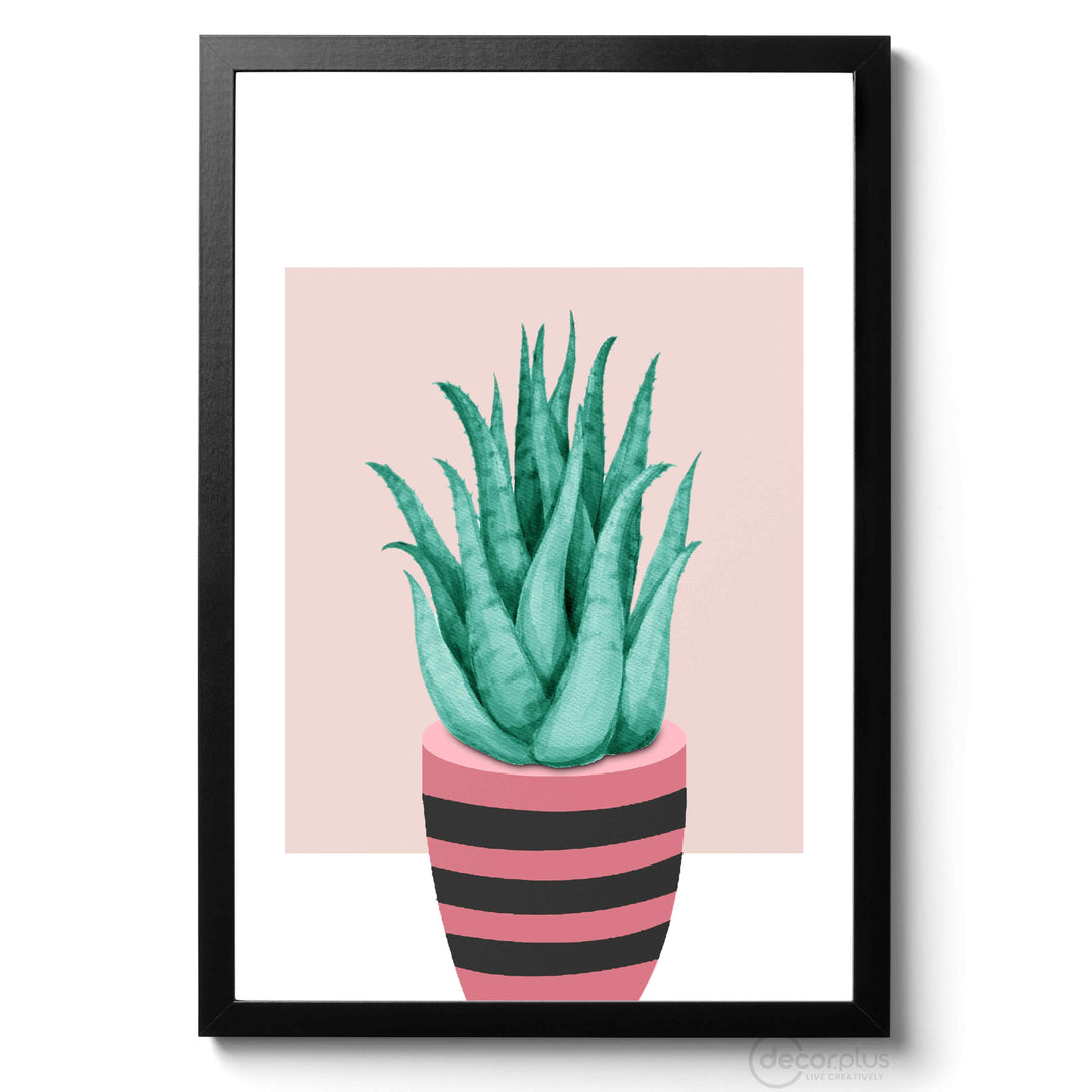 Pink Plants Frame