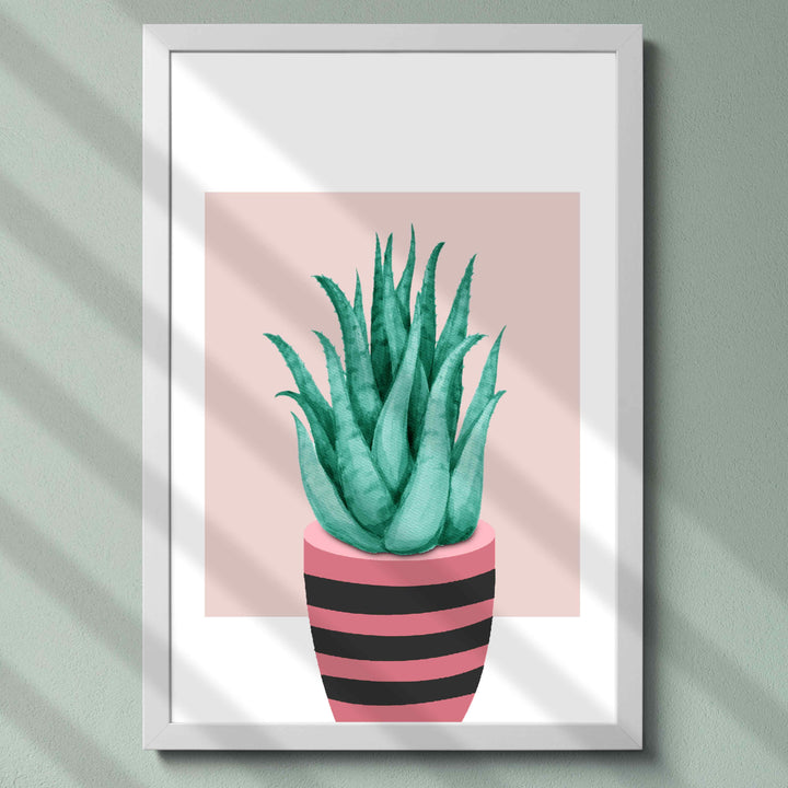 Pink Plants Frame