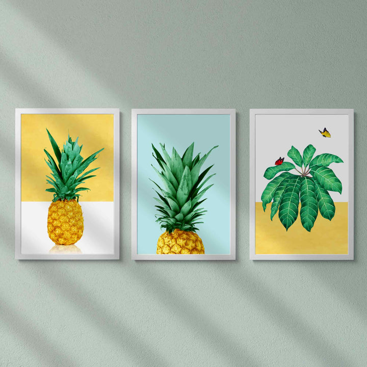 Pineapple Wall Art Frame Set