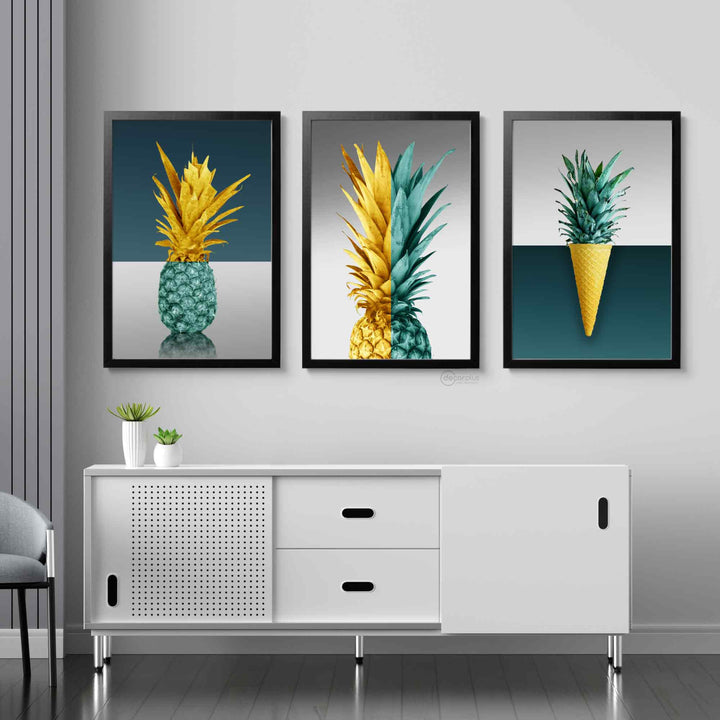 Colorful Pineapple Wall Art