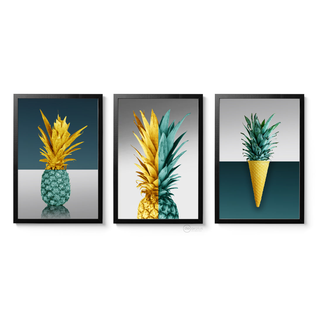 Colorful Pineapple Wall Art