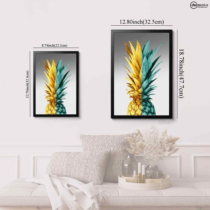 Colorful Pineapple Wall Art