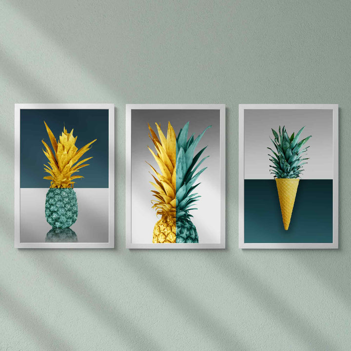 Colorful Pineapple Wall Art