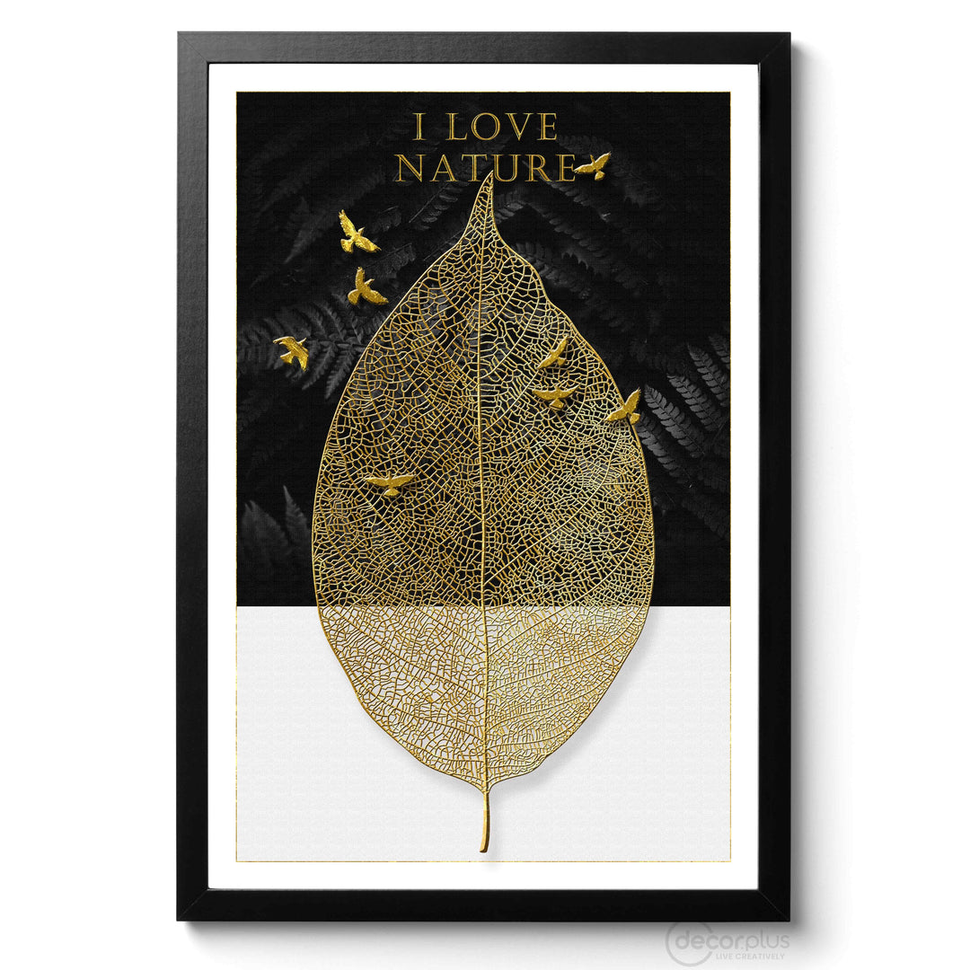 Luxury Leaf Wall Frame