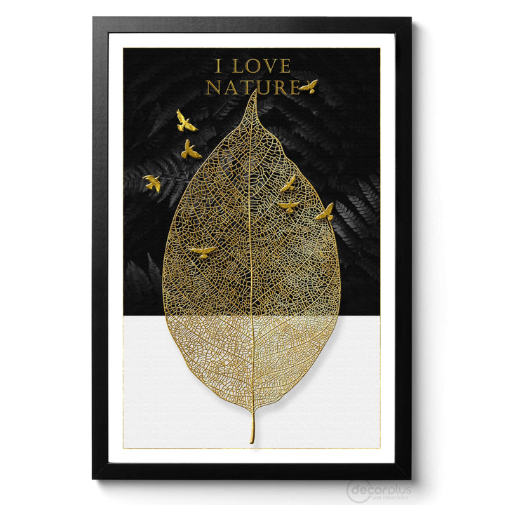 Luxury Leaf Wall Frame