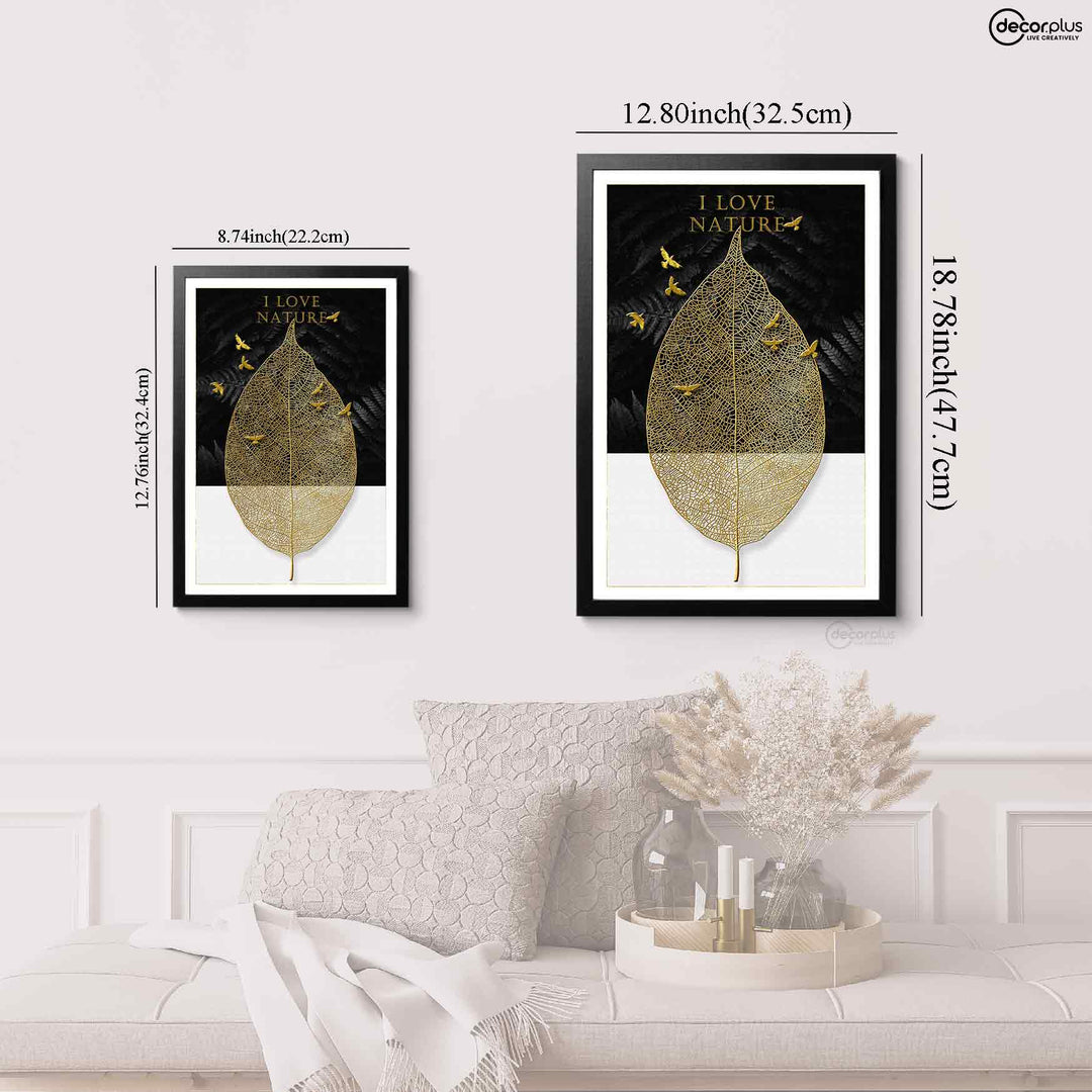 Luxury Leaf Wall Frame