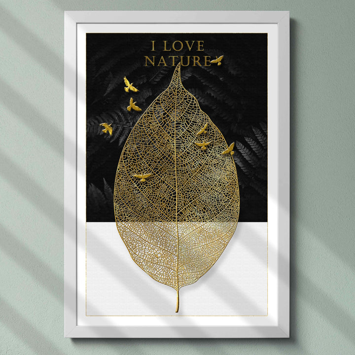 Luxury Leaf Wall Frame