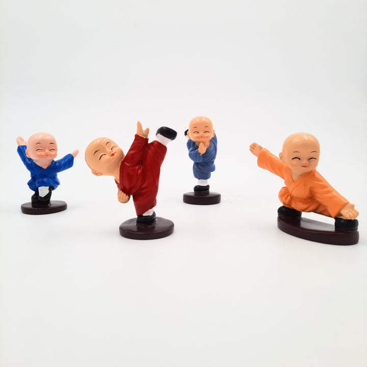 Kung Fu Monk's Cute Decorative Showpiece - 8 cm