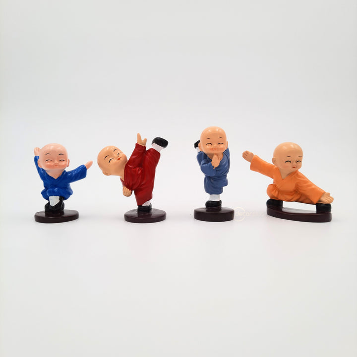 Kung Fu Monk's Cute Decorative Showpiece - 8 cm