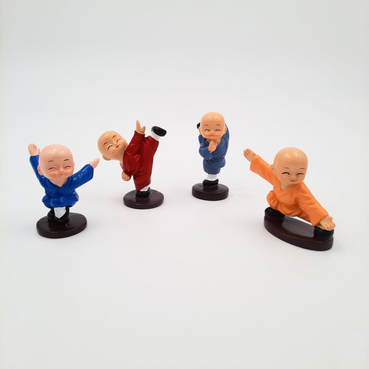 Kung Fu Monk's Cute Decorative Showpiece - 8 cm