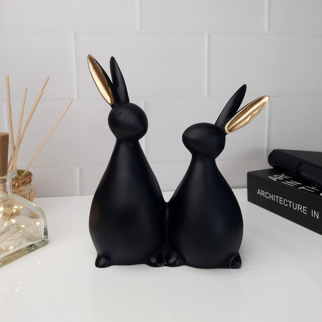 Lovely Pair of Rabbit Showpiece