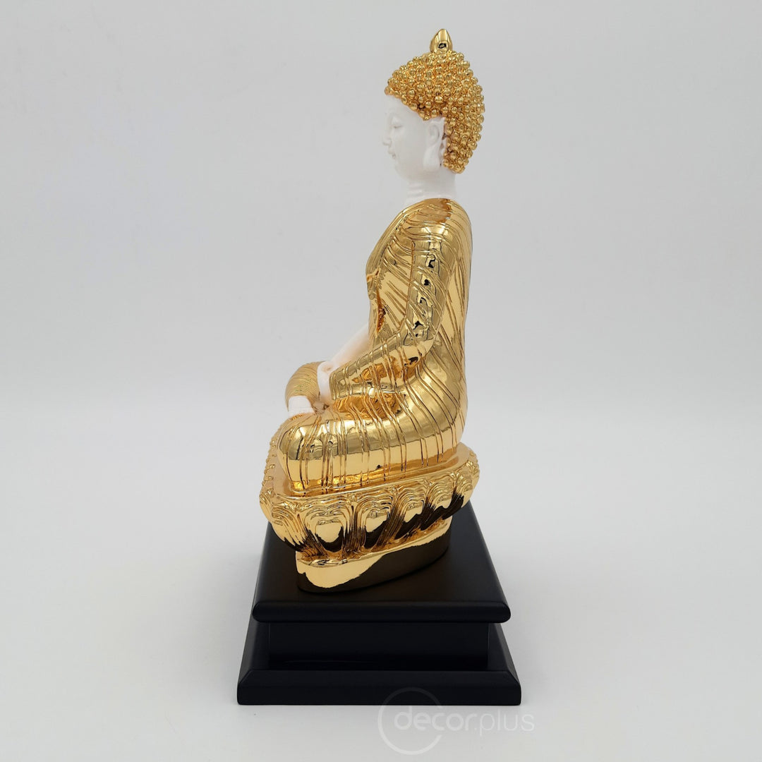 Gold Meditating Buddha Table Accent