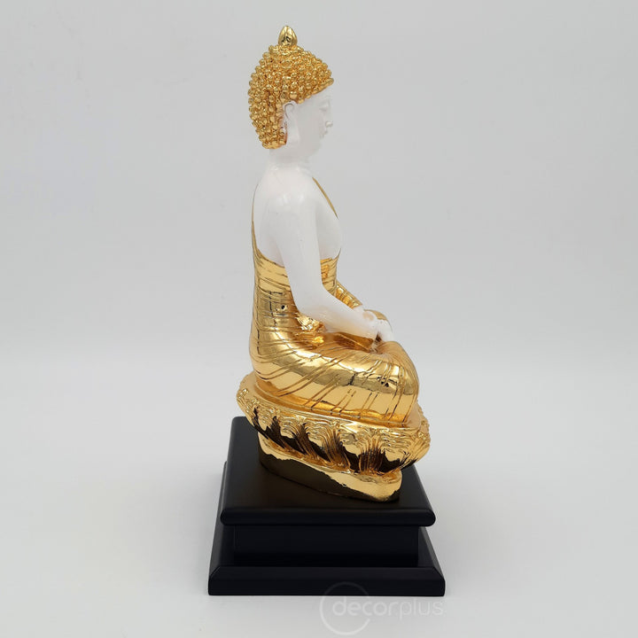 Gold Meditating Buddha Table Accent