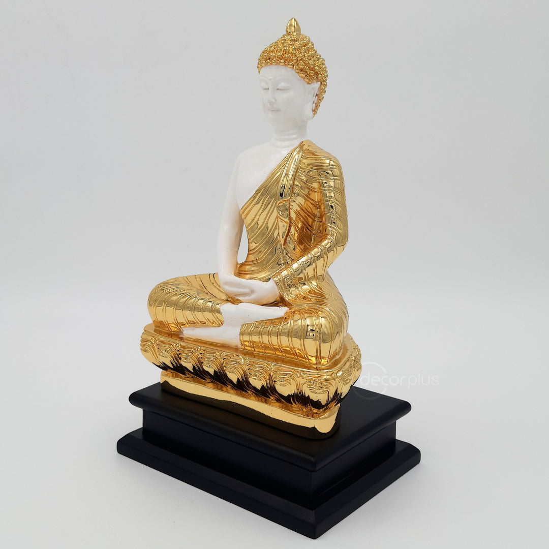 Gold Meditating Buddha Table Accent