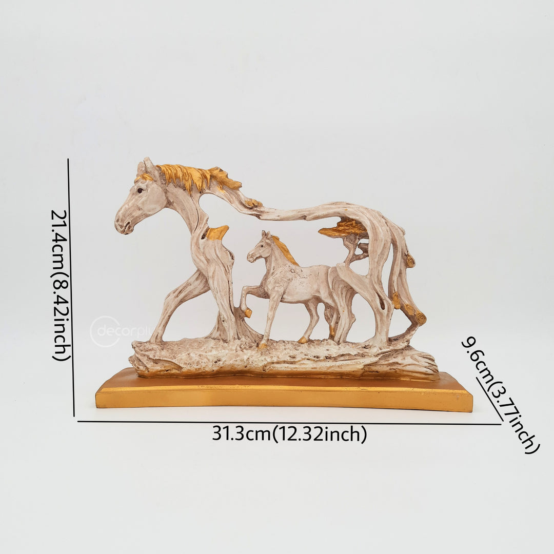 Magnificent Galloping Horse Table Accent