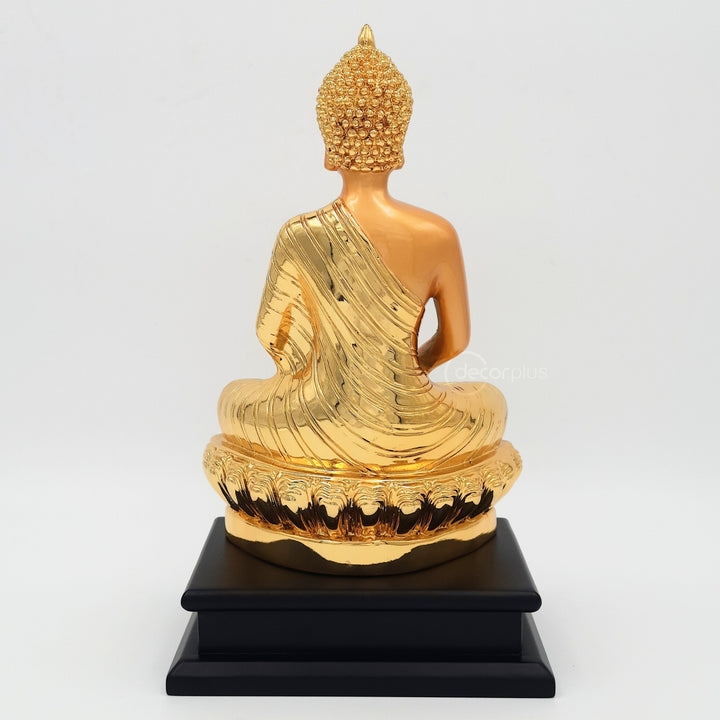 Gold Meditating Buddha Table Accent