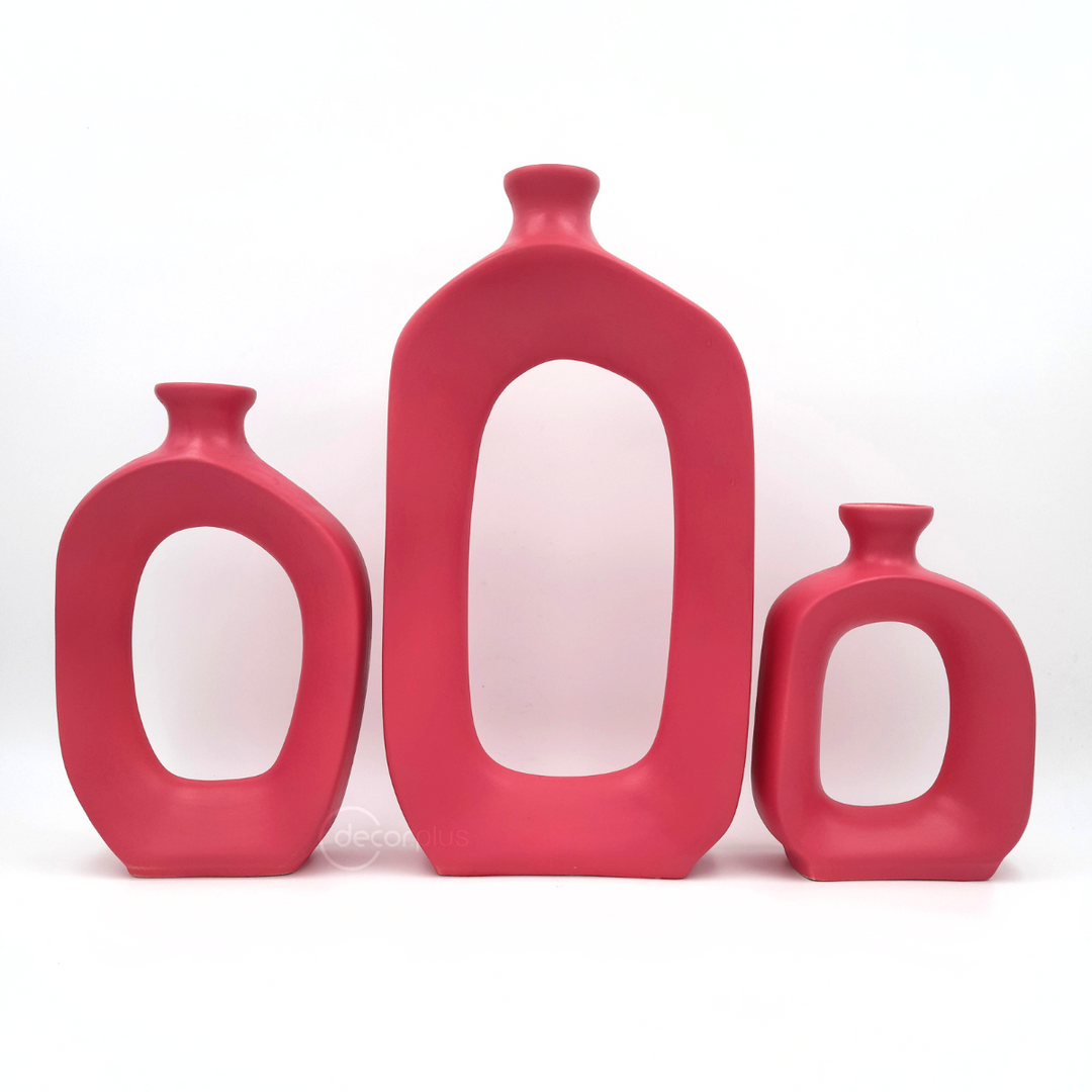 Hollow Vase Set of 3