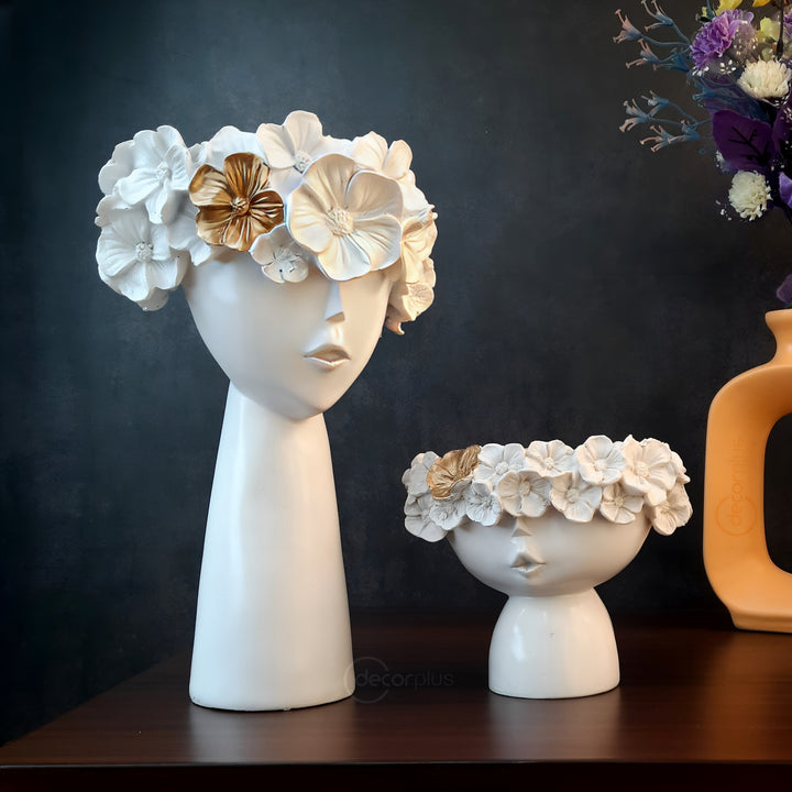 Lady Face Flower Pot