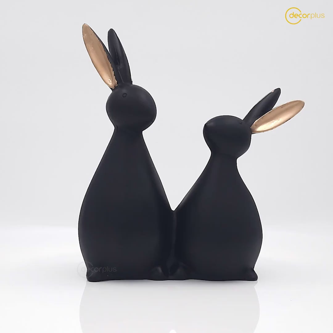 Lovely Pair of Rabbit Showpiece